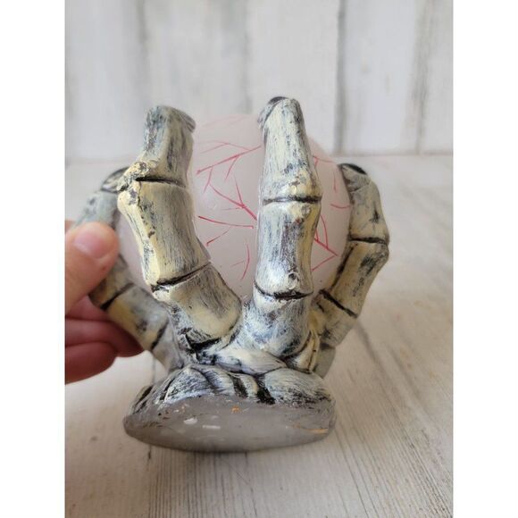Halloween spooky eyeball candle witch hand skeleton prop decor - Picture 8 of 14